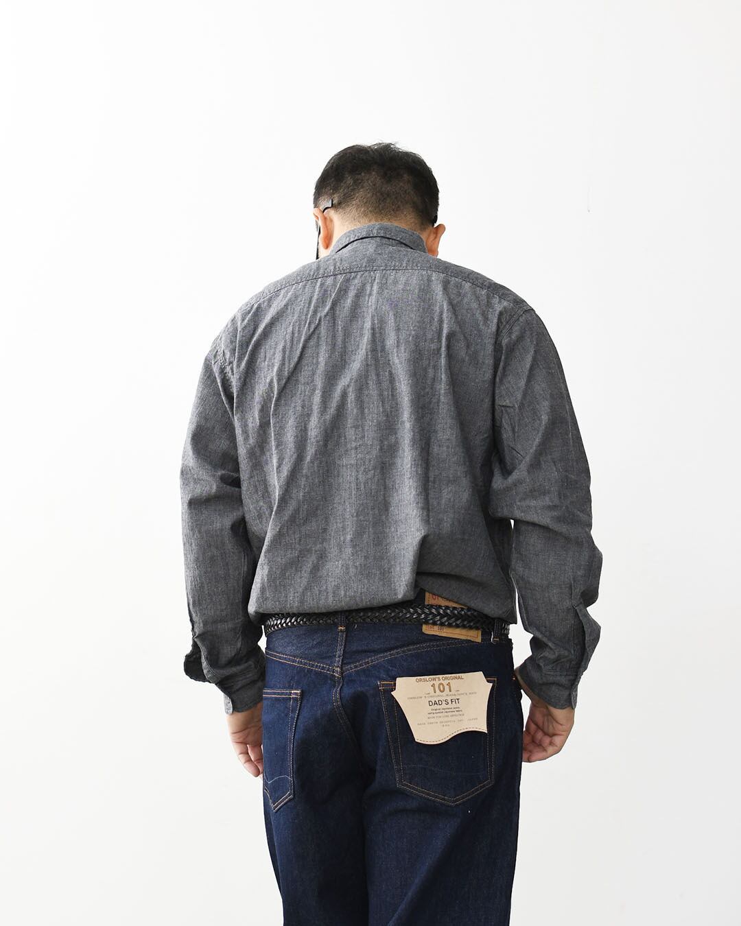 orslow [オアスロウ] BLACK CHAMBRAY WORK SHIRT [01-8064-61