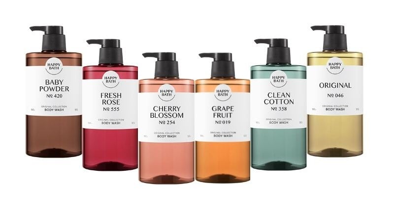 HAPPYBATH（ハッピーバス）ボディウォッシュ 全6種 各910ml | K