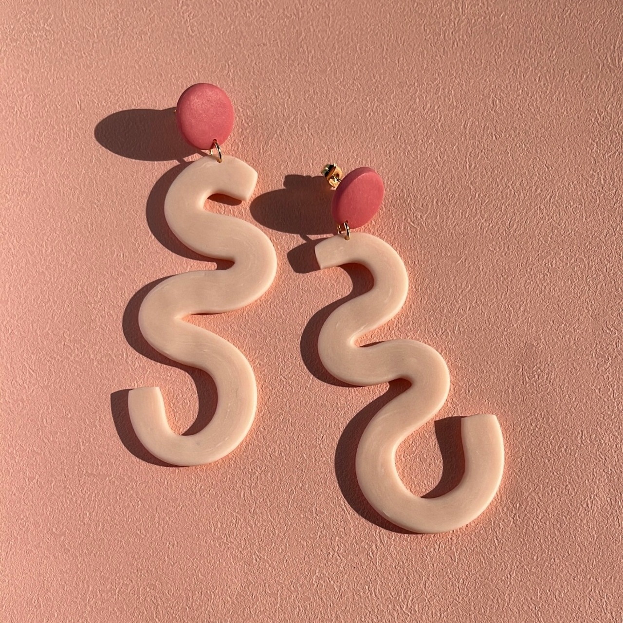 ポリマークレイピアス * サージカルステンレス