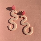 ポリマークレイピアス * サージカルステンレス