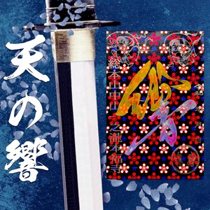 【天の響】《和柄御朱印シリーズ》梅剣模様《特別限定デザイン2枚セット》