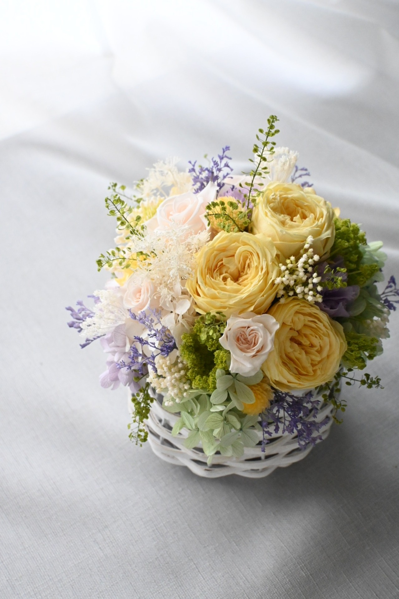 バスケットアレンジ　ル コワン アンソレイエ