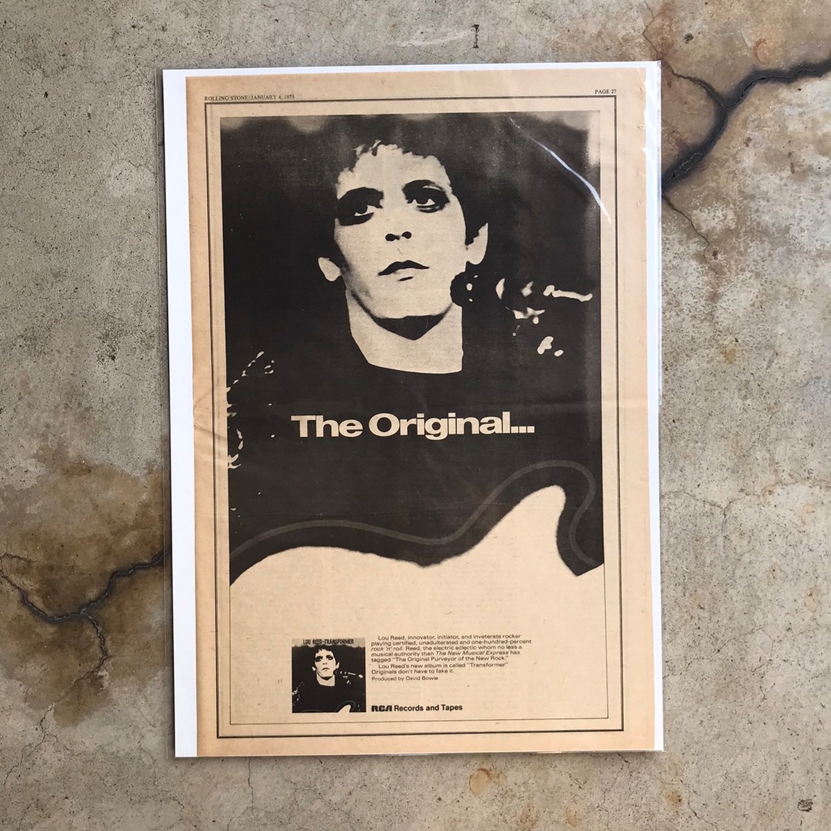 1972/Lou Reed/「Transformer」 | woodmarquee