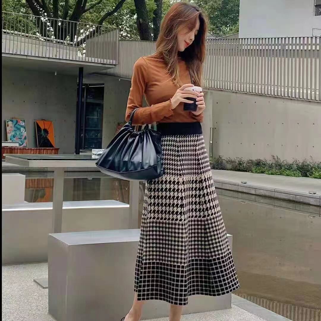 千鳥格子・チェックスカート　AJ11295-L05