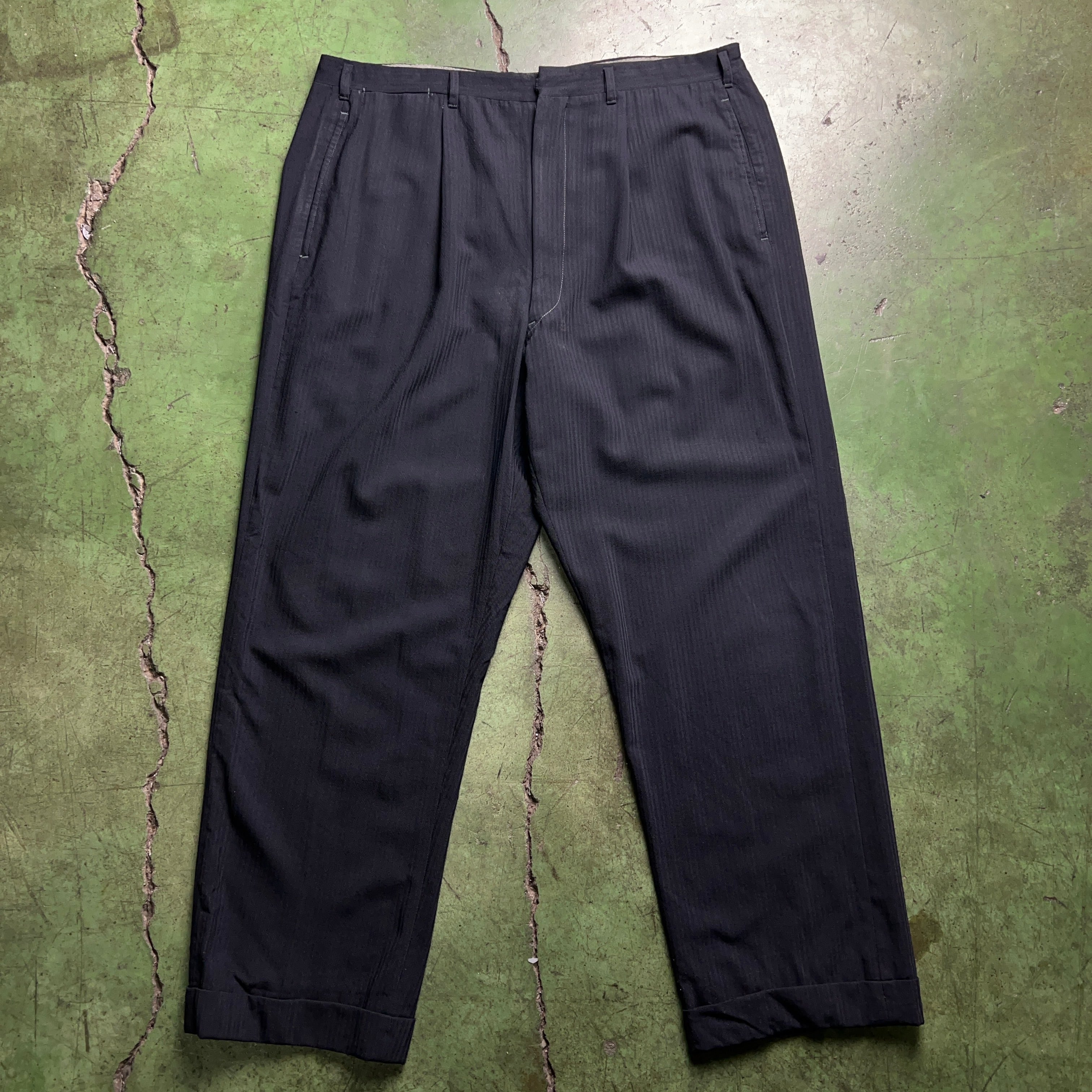 1960's vintage 1tuck Wide Wool Slacks 60年代 ビンテージ 1 1960's vintage 1tuck Wide Wool Slacks 60年代 ビンテージ 1