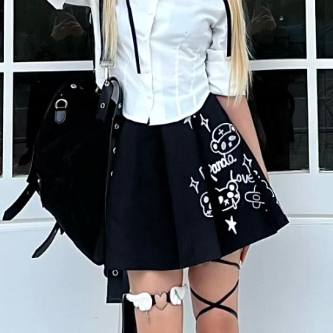 パンダラブプリーツスカート　1241