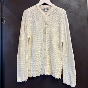 古着 レース編み カーディガン