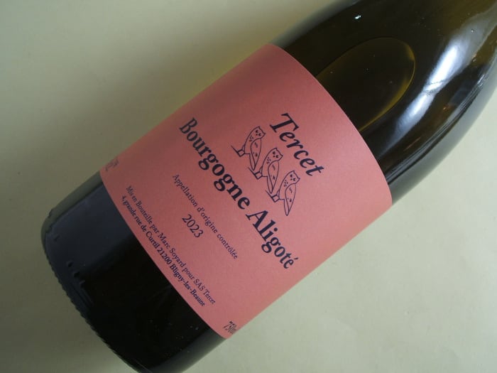 ブルゴーニュ・アリゴテ 白 2023年 メゾン・テルセ(マルク・ソワイヤール)