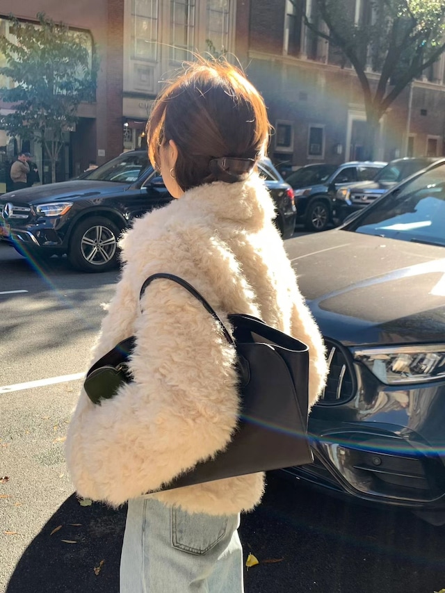 (OUNCE) boston fur  jacket