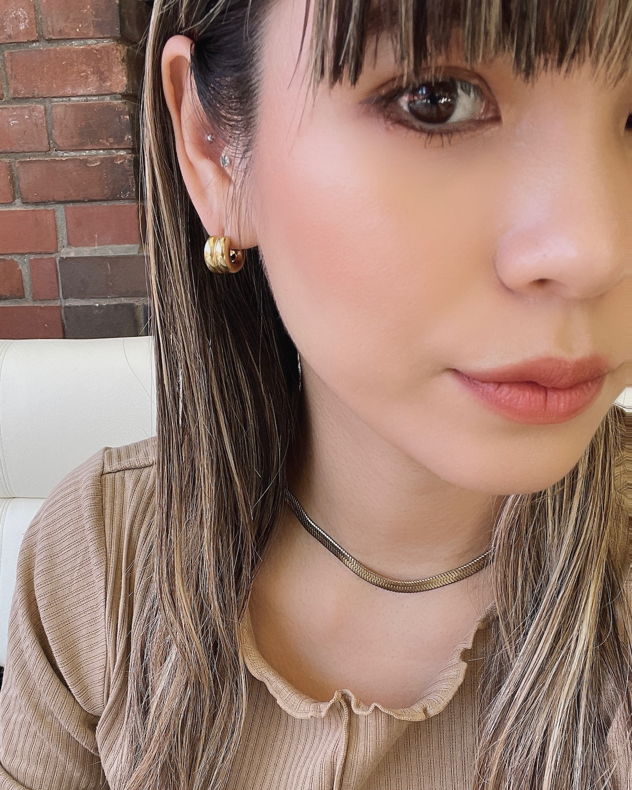 【Erin&Emma × calm】collaboration snakechain necklace <gold>