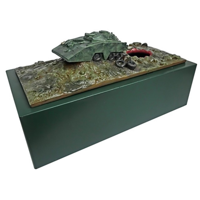 装甲車　戦車 ミニタリーのティッシュボックス Fun Tissue Case Tank