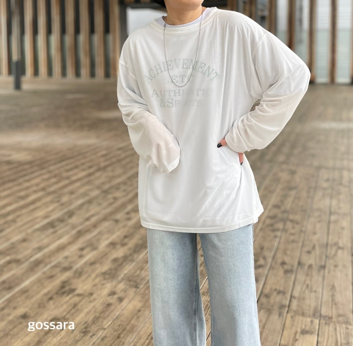 シアーオーバーサイズロンT 5150026