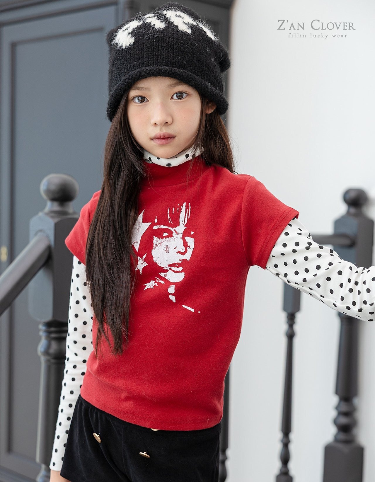 ZAN CLOVER［取寄］star face tee 26winter