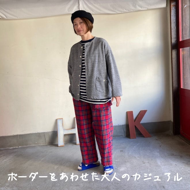 アルピーノポケットパンツ Girl's タータンチェック 53P106 サイズM