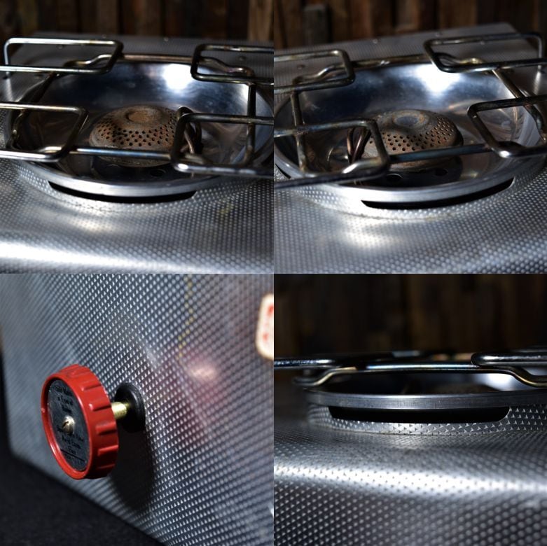 コールマン ピクニックストーブ ツーバーナー 5409 シルバー 1950年