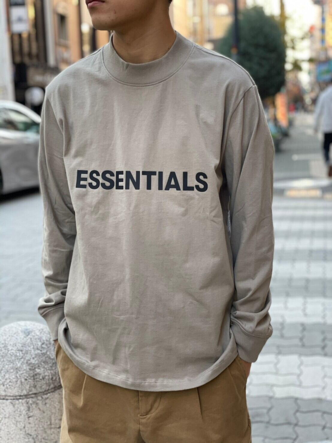 新品 FOG Essentials エッセンシャルズ ロンT タン L - Tシャツ