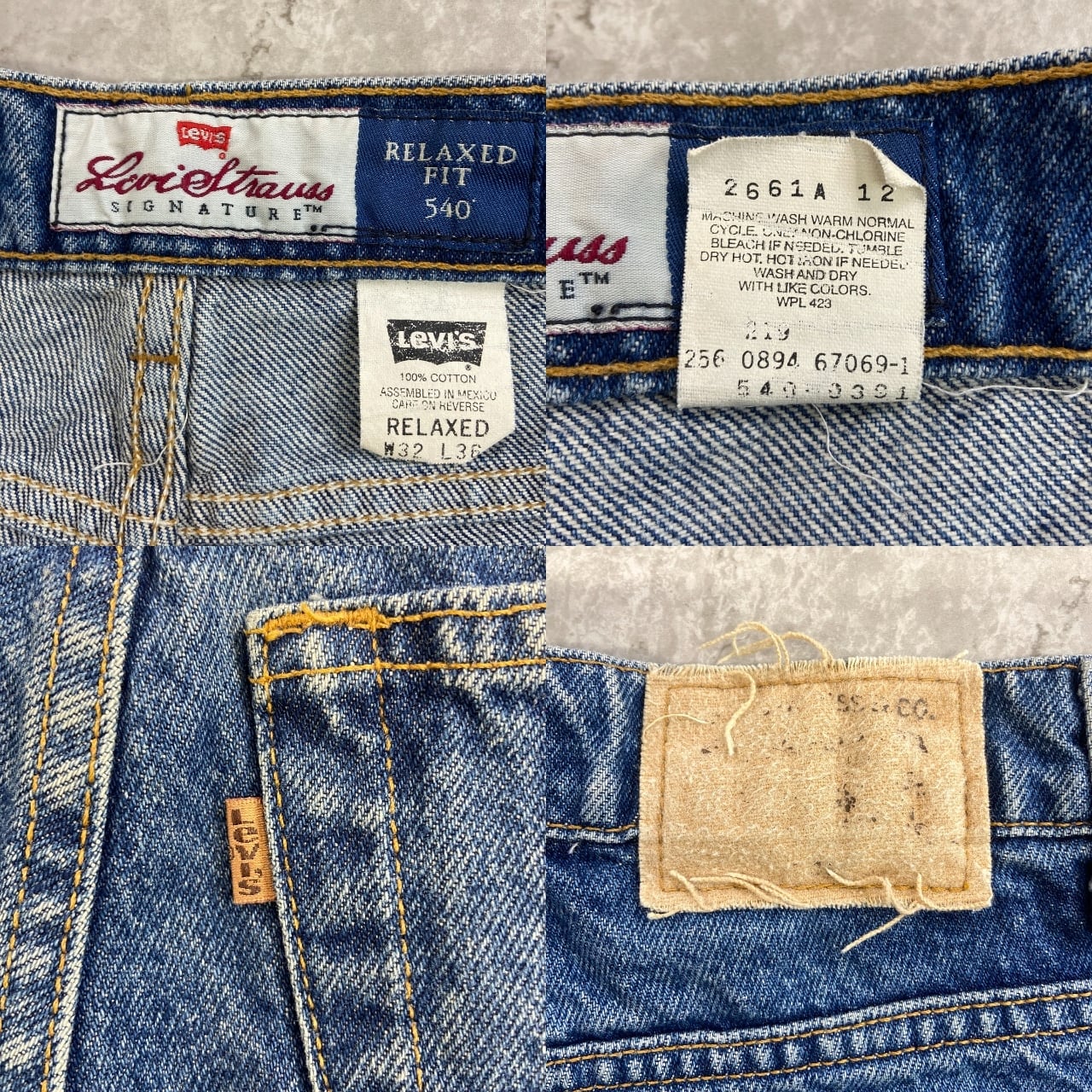 90年代 Levi's リーバイス SIGNATURE 540 RELAXED FIT テーパード