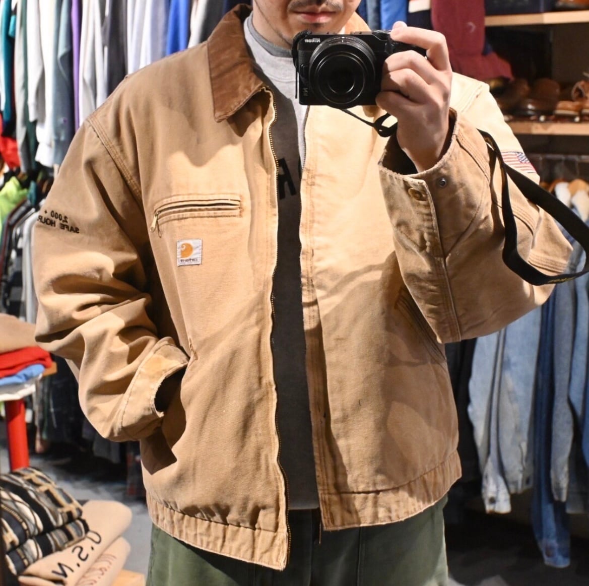 Carhartt デトロイトジャケット usa製 90s 企業ロゴなし