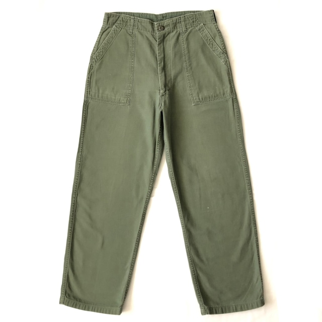 1970s U.S.Military OG-107 Utility Trousers Cotton Sateen