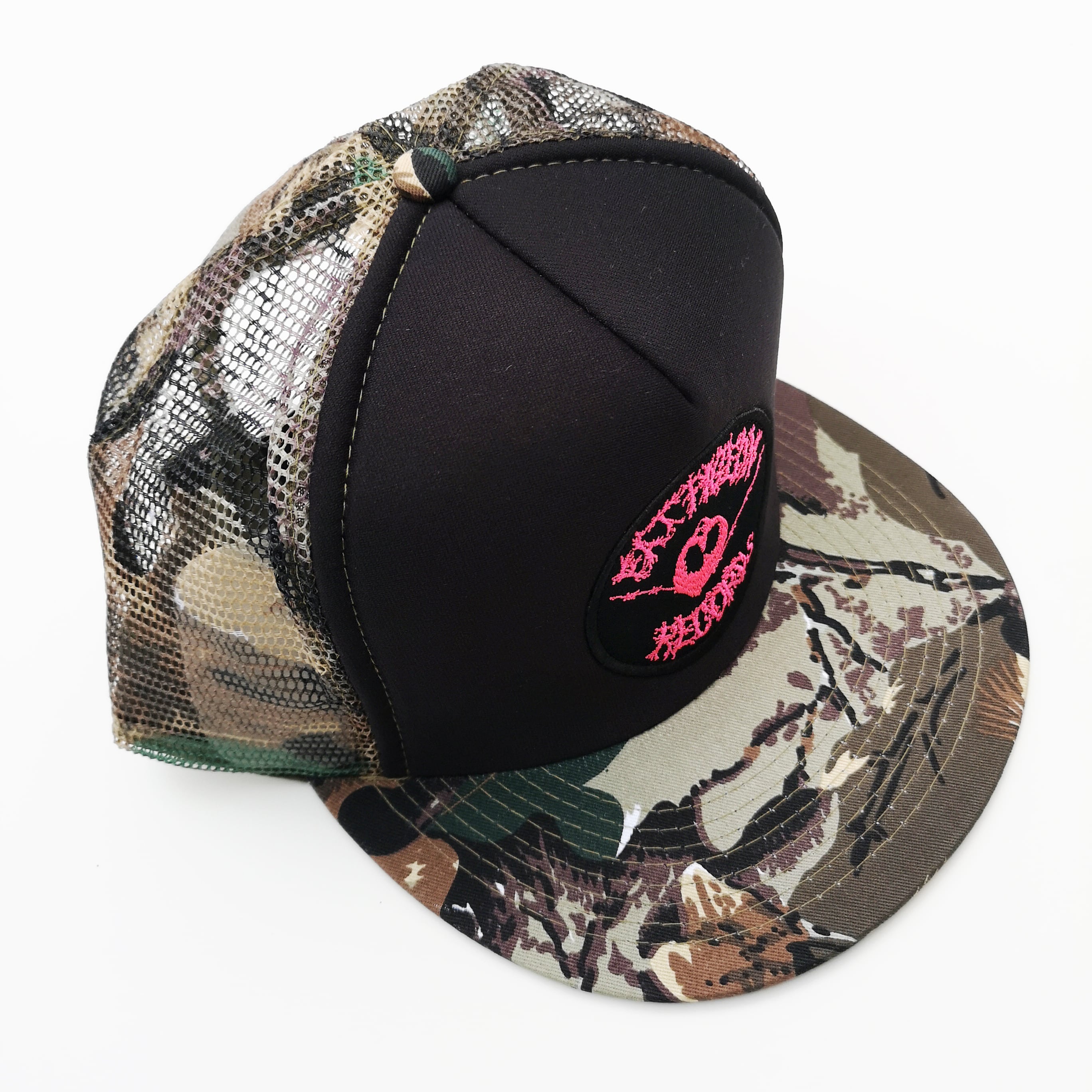 FAT PIGEON RECORDS CAMO MESH CAP