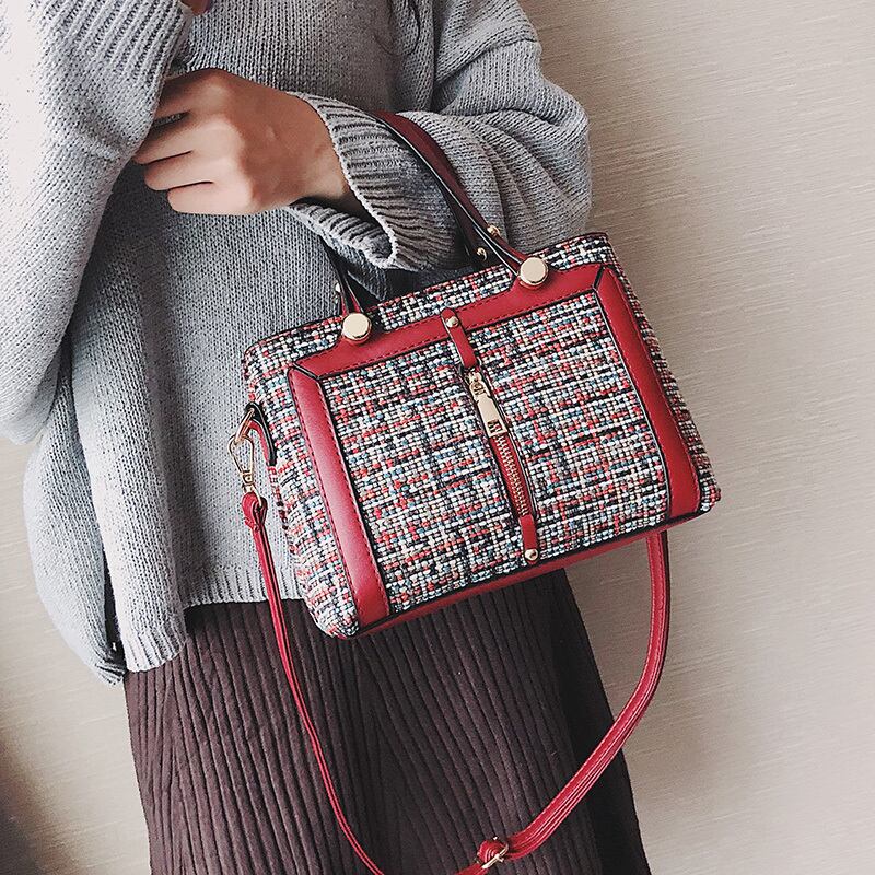 オータムショルダーバッグ 秋物 スクウェア メッセンジャーバッグ Tiancai_Wing_Bag3657363