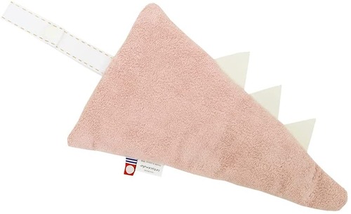 ふわふわ感と肌触りの 今治タオル 恐竜のしっぽのおもちゃ ラトル 23cm ピンク ニギニギ 楽しく元気が出るポップな色使い コットン100％ お子様に安心 洗濯し易い 日本製 エンプレットベール