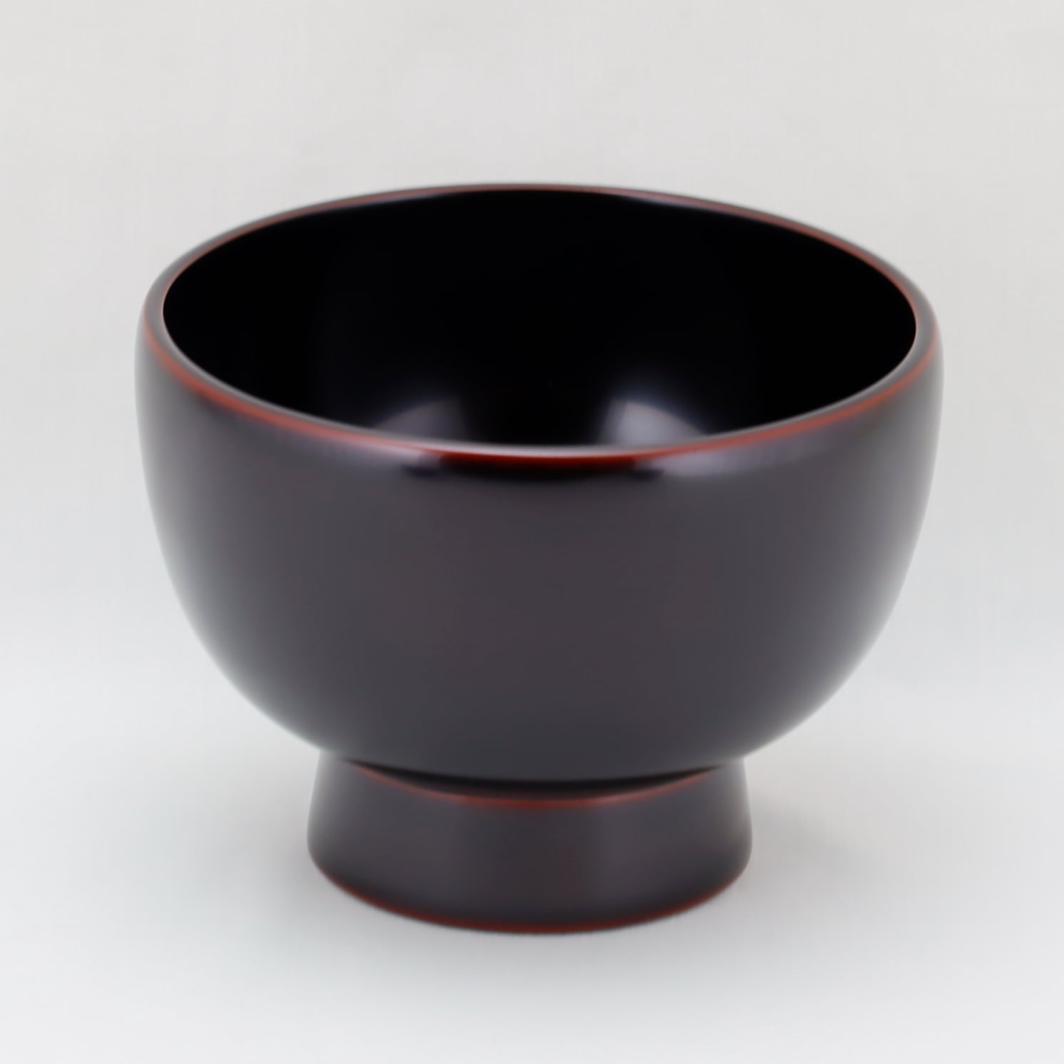 951-1 輪島塗 飯椀／合鹿形／溜内黒塗 | 輪島塗 加藤漆器店 公式