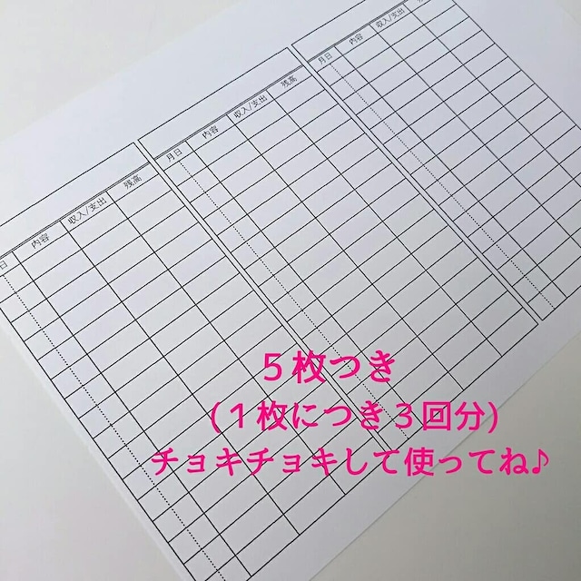 やりくりポーチ・チェック