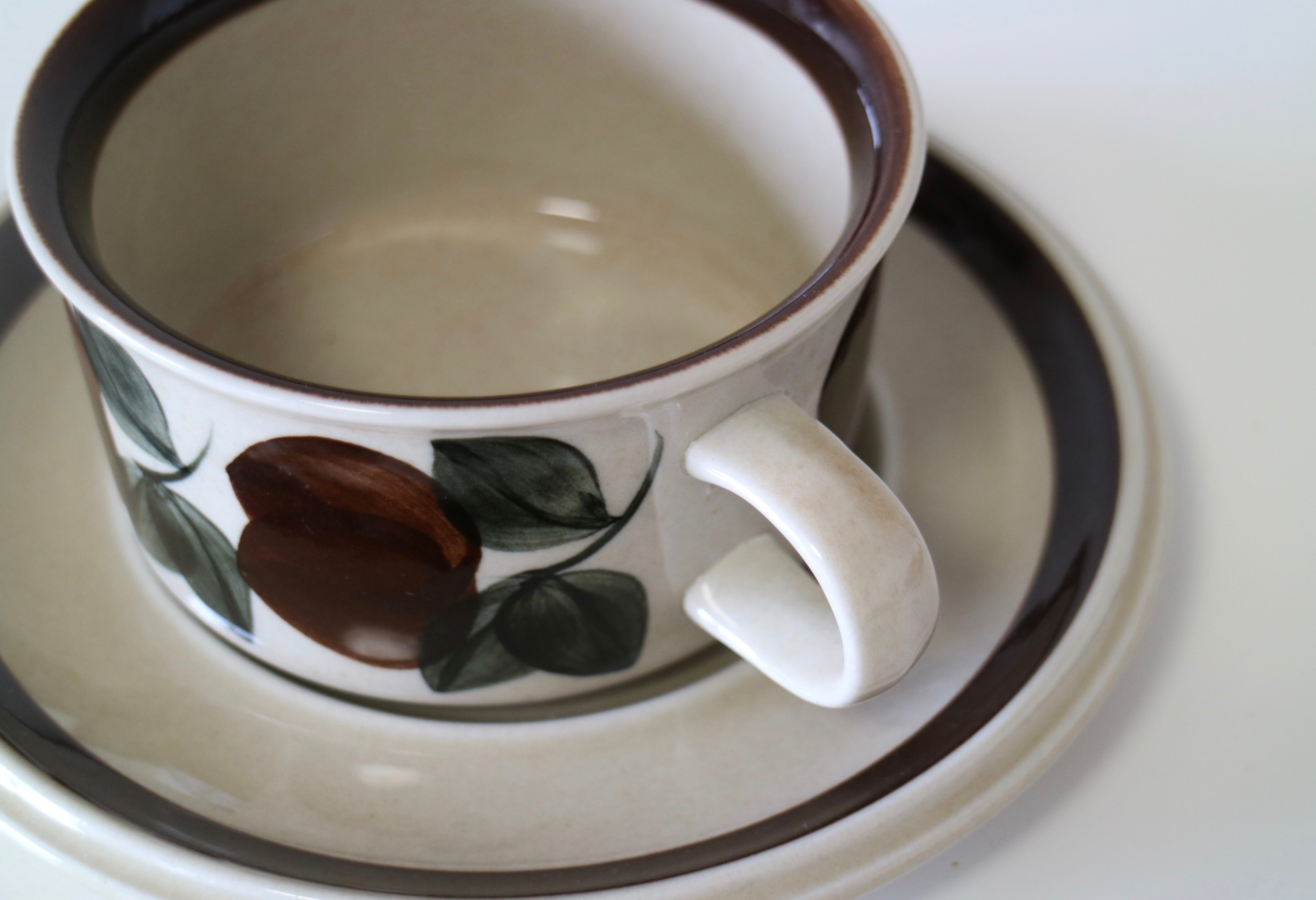 vintage】Arabia アラビア / Ruija ルイージャ ティーカップ &ソーサー