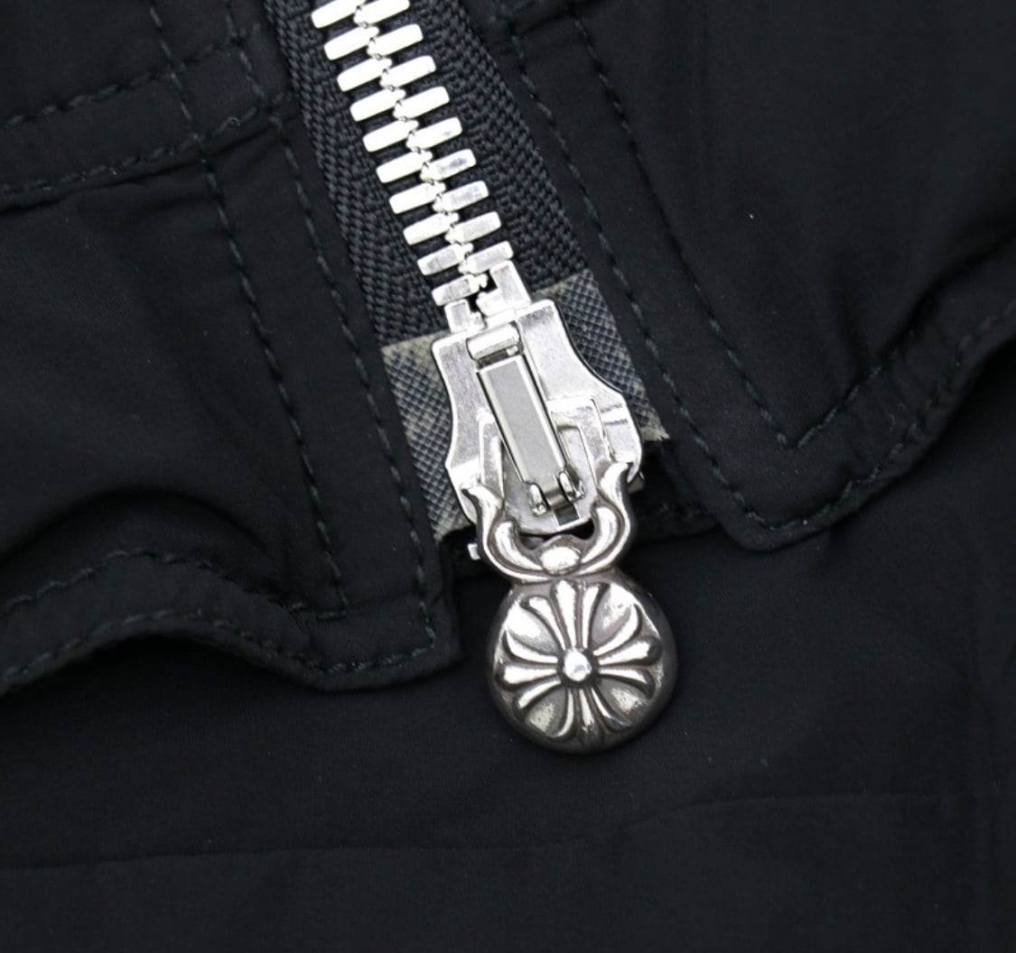 CHROME HEARTS クロムハーツ ダブルジップ ナイロンジャケット 中綿