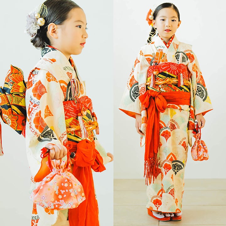 即納】七五三 巾着 ちりめん バッグ BAG 小花 うさぎ 桜 さくら柄