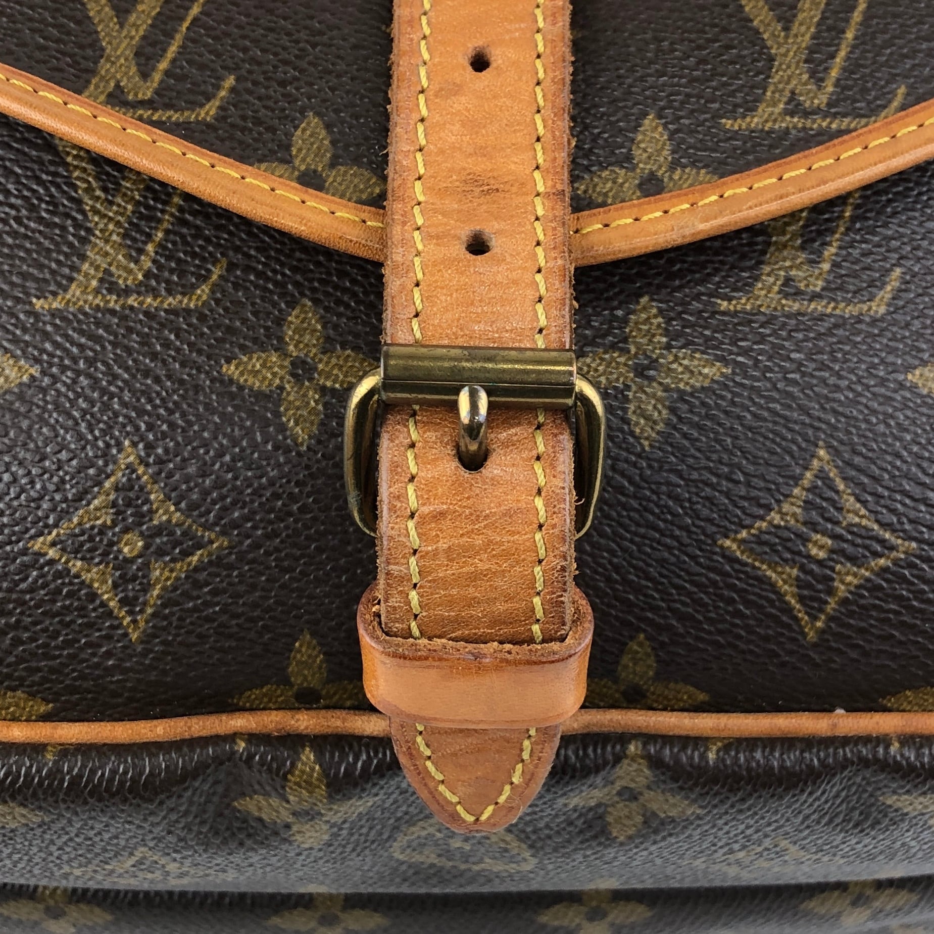 LOUIS VUITTON ルイヴィトン モノグラム ショルダーバッグ ブラウン