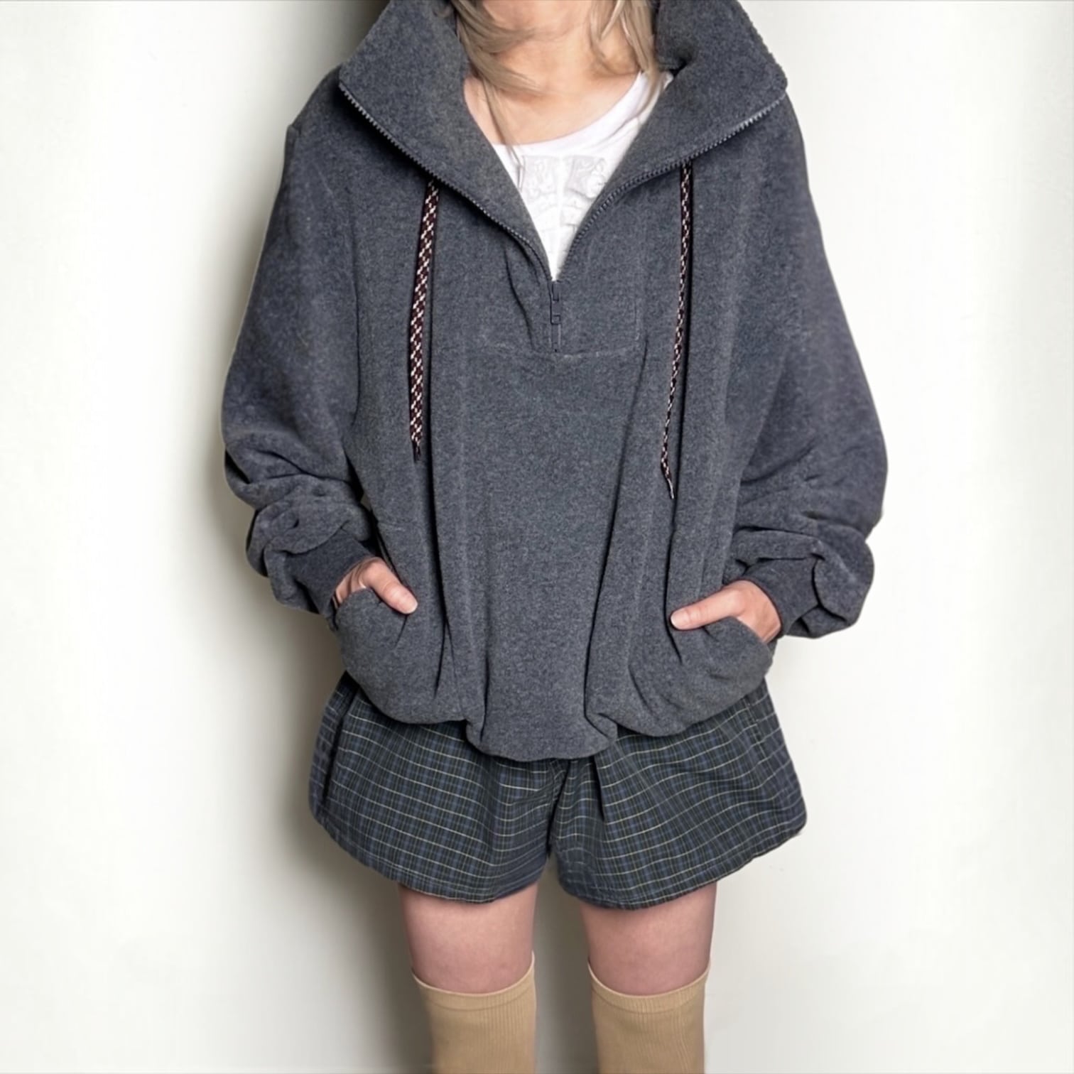 FUMIKA_UCHIDA  [DOUBLE FACED FLEECE PULLOVER]