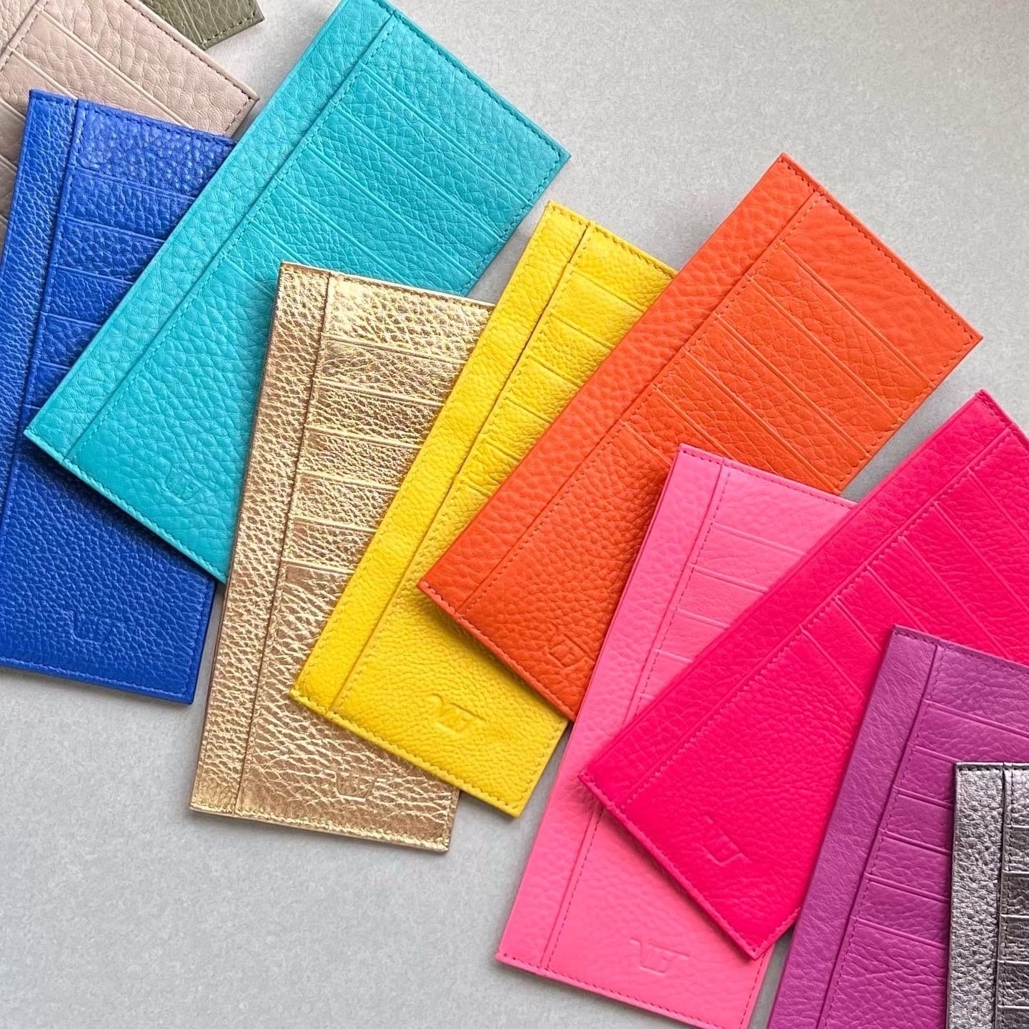 オールドブルー×ネオングリーン：あつさ3.0mmのサイフ | VIFJ