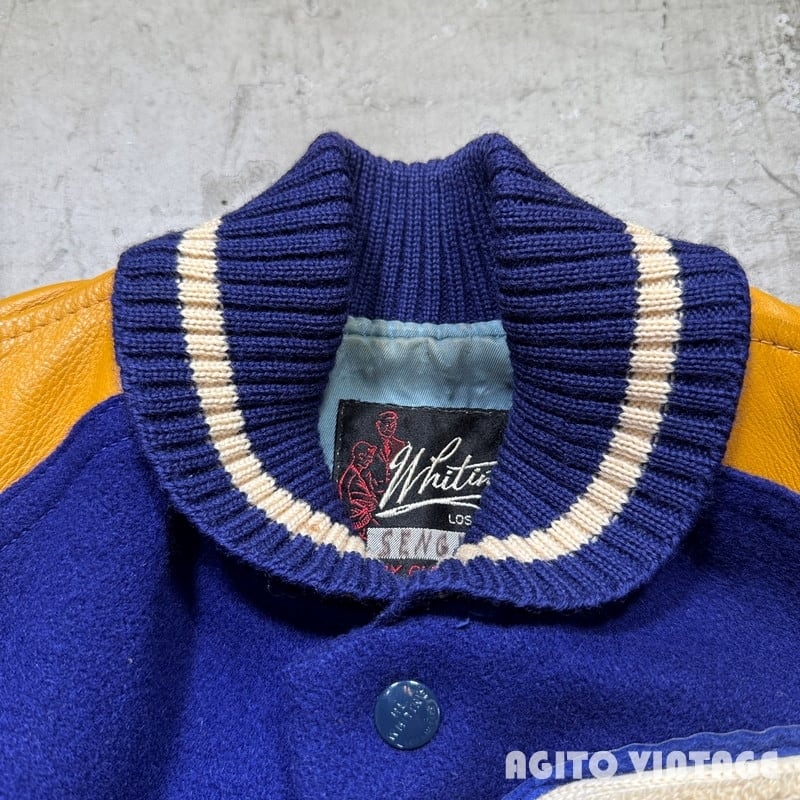 60's H.L.Whiting LOS ANGELES ホワイティング バーシティージャケット 60's H.L.Whiting LOS ANGELES ホワイティング バーシティージャケット