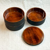 87.5(ハチジュウナナテンゴ) 三段丸重 象谷塗 φ15cm