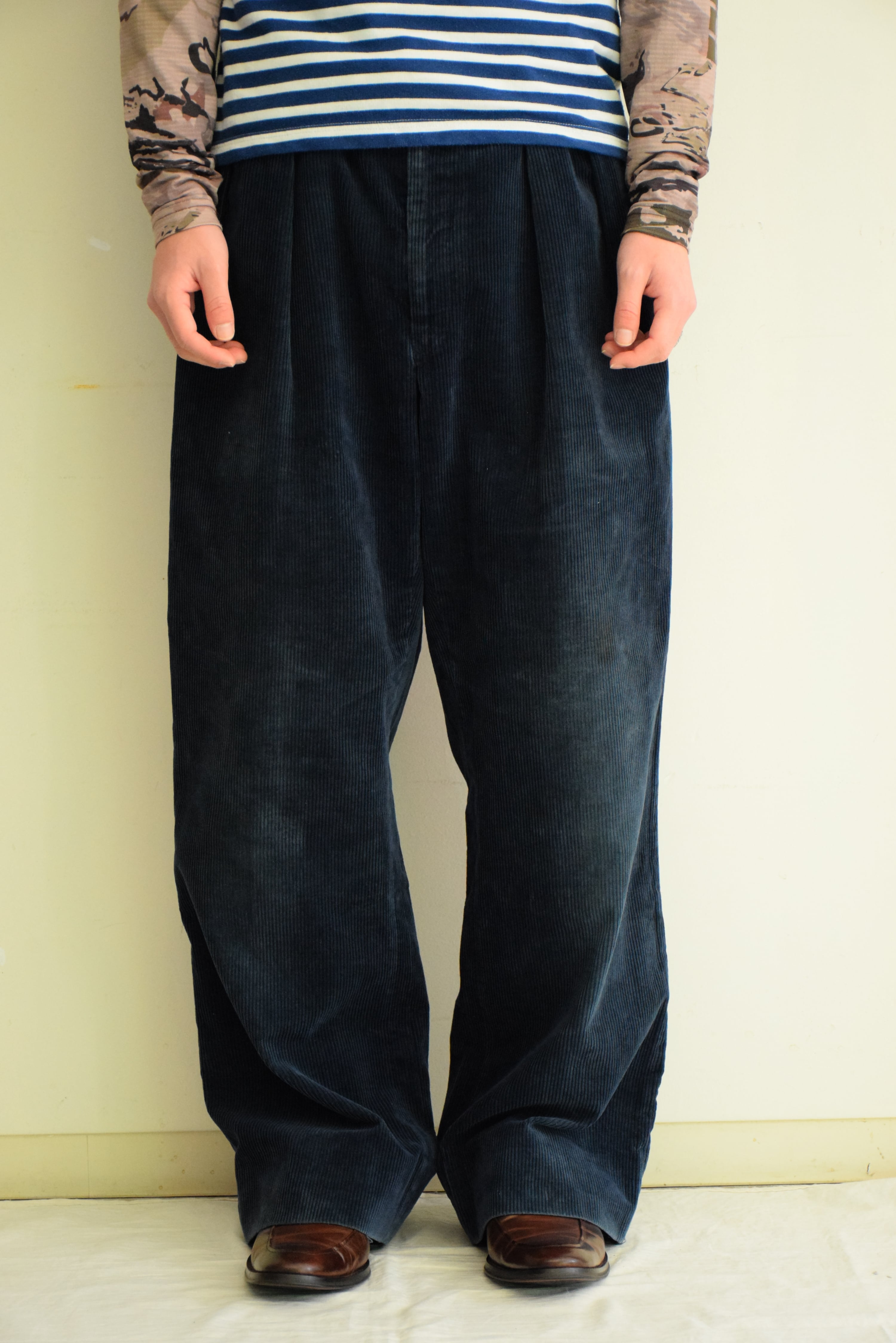 90's Ralph Lauren コーデュロイパンツ メンズ W32 L30 ネイビー