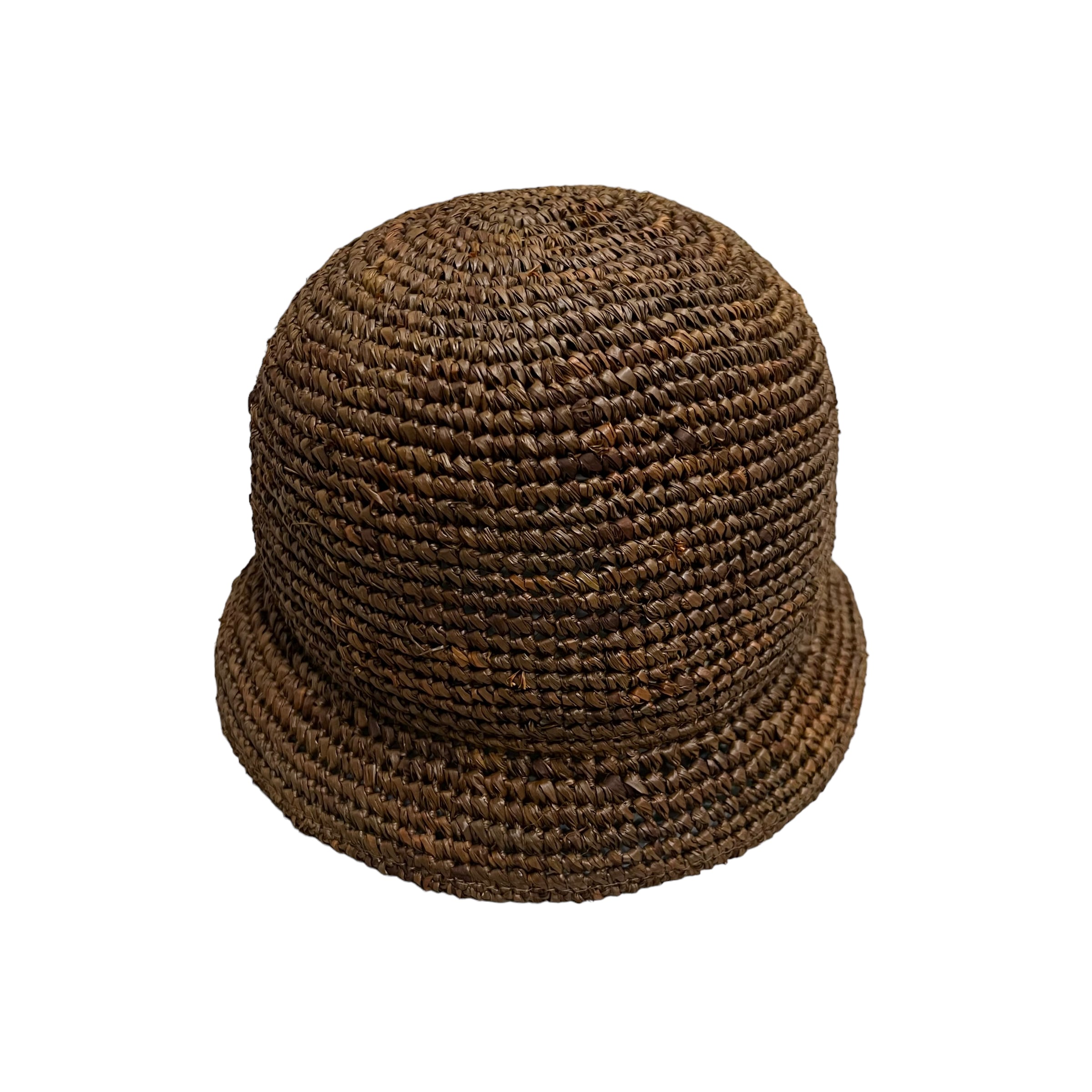 NOROLL / DETOURS RAFFIA HAT BROWN RAFFIA | THE NEWAGE CLUB powered by BASE