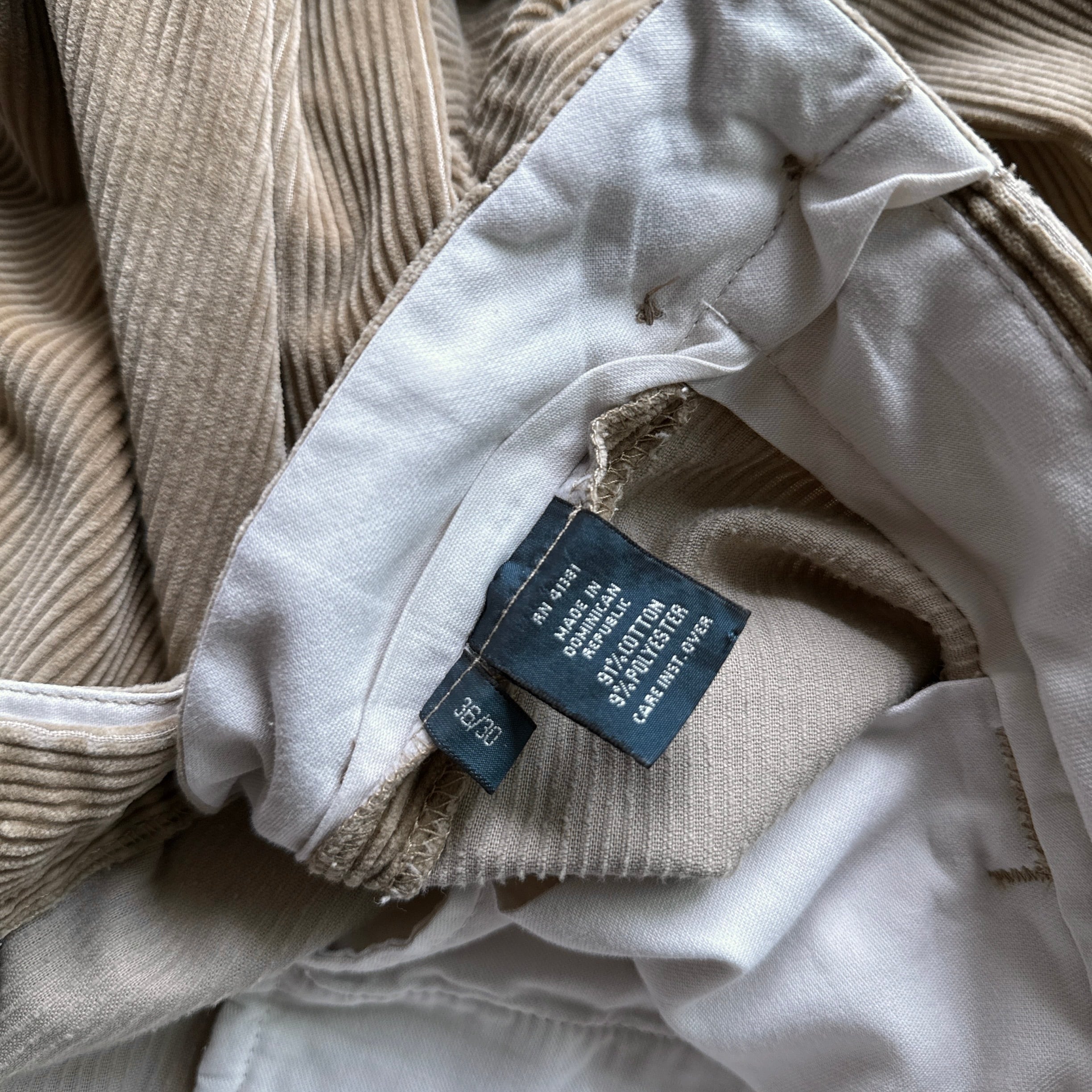 90's Polo by Ralph Lauren Corduroy Pants Beige 太畝コーデュロイ