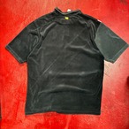 ECKO UNLTED ベロアポロシャツ　オーバーサイズ　エコーアンリミテッド