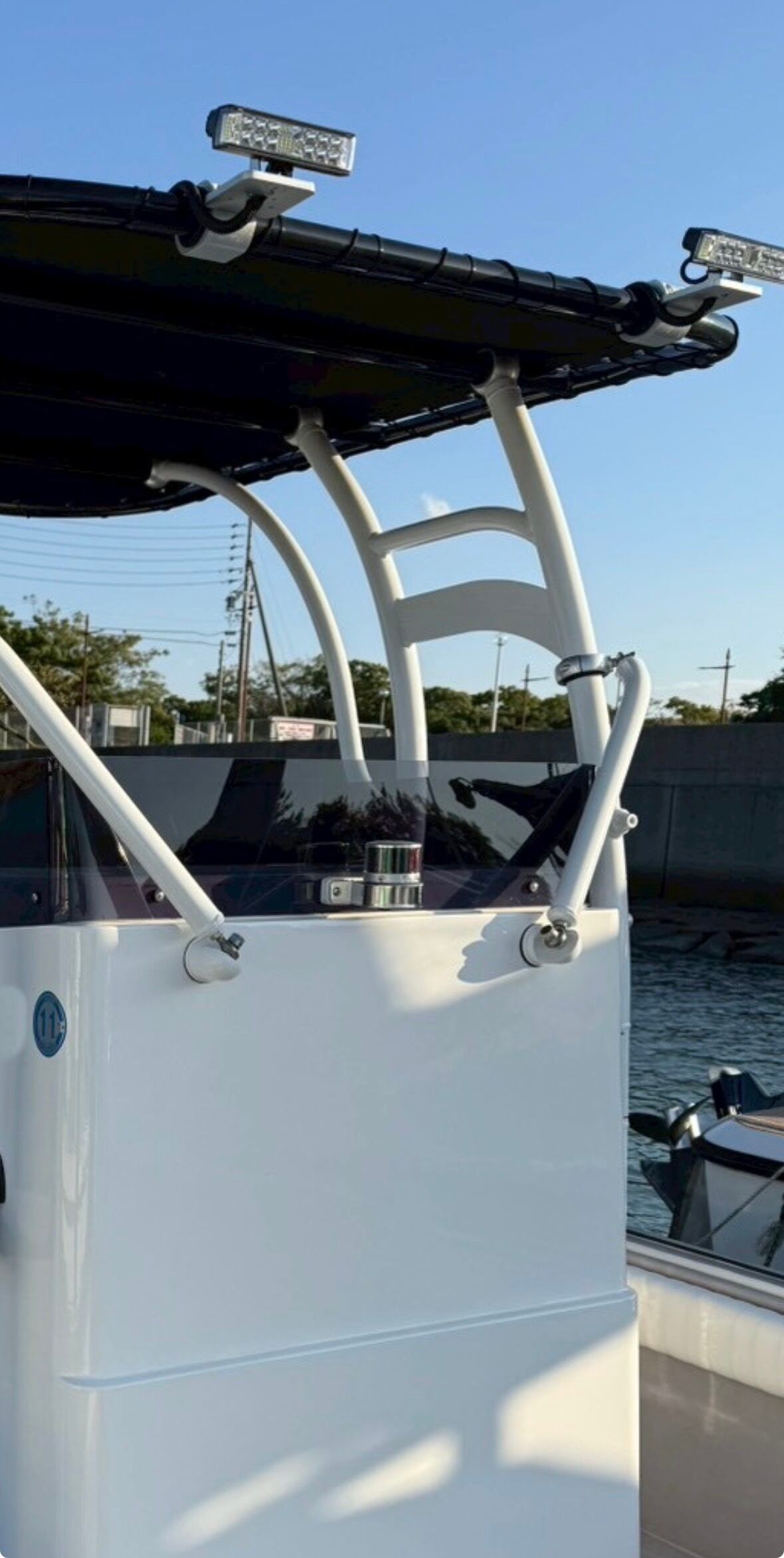 T-TOP用システム・ライトブラケット | Topknot Custom Boats EC
