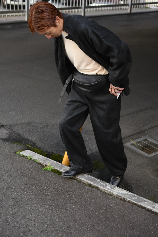blurhms / Pe/Silk Fleece Pants (HeatherBlack)