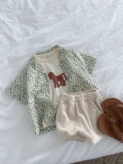 【取寄/韓国直送】digreen 26/SM  フローラシャツ｜夏服｜韓国子供服