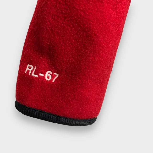 POLOJEANS ラルフローレン フリースジャケット RL-67 赤 XL