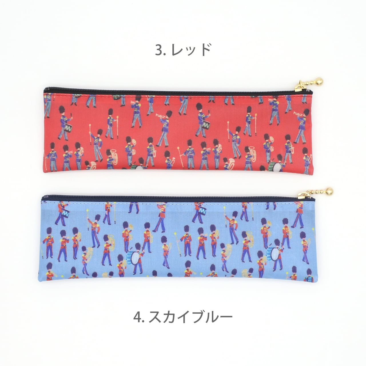 リバティ ラミネート コンパクトペンケース〈チュダーベリー〉レッド リバティ ラミネートのスリムペンケース ミュージカルマーチ｜スリム