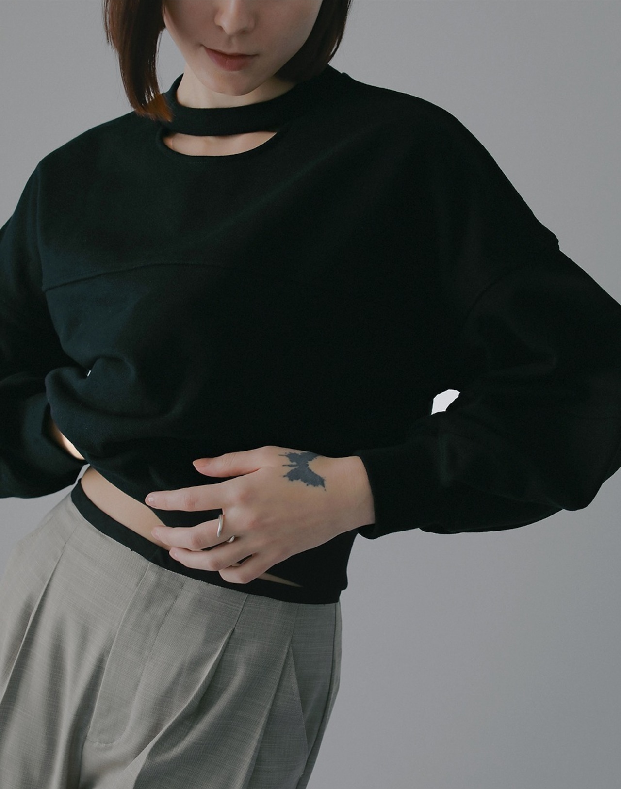 MANOF MOON SLIT SWEAT TOPS