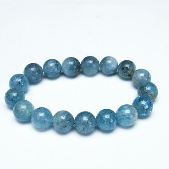 アクアマリン ブレスレット 12mm 一点物 111-26907