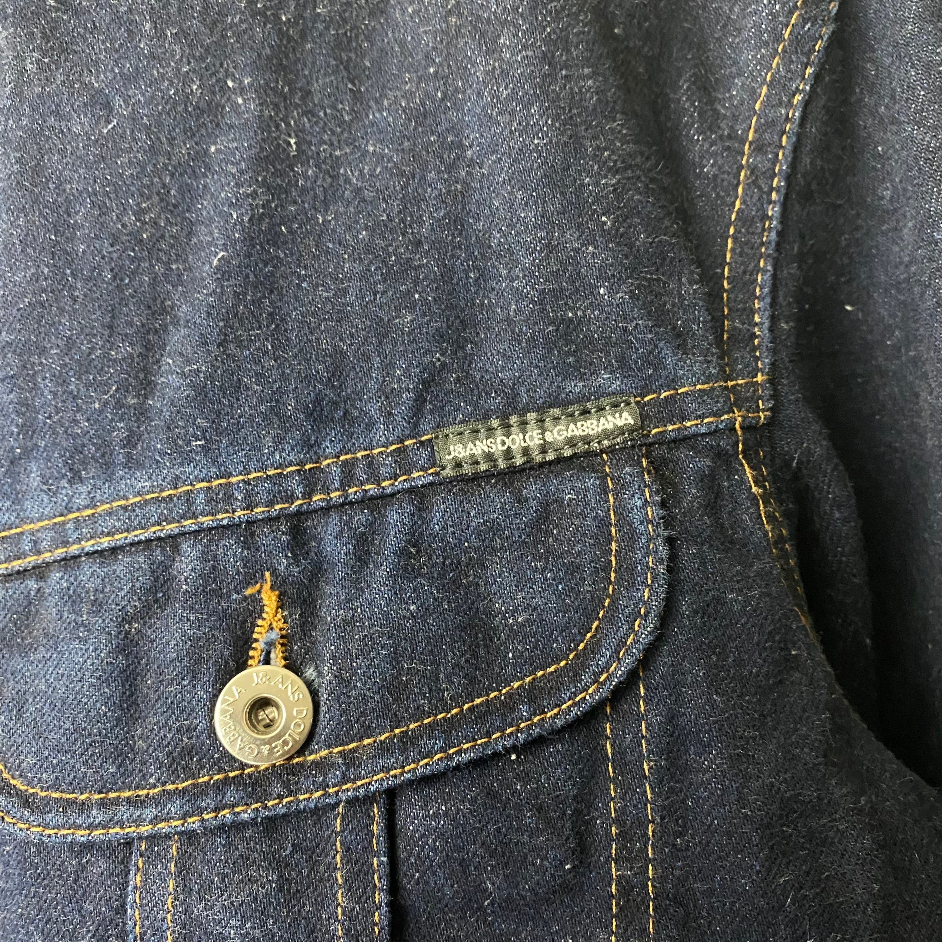 J&ANS DOLCE&GABBANA denim boa jacket | NOIR ONLINE