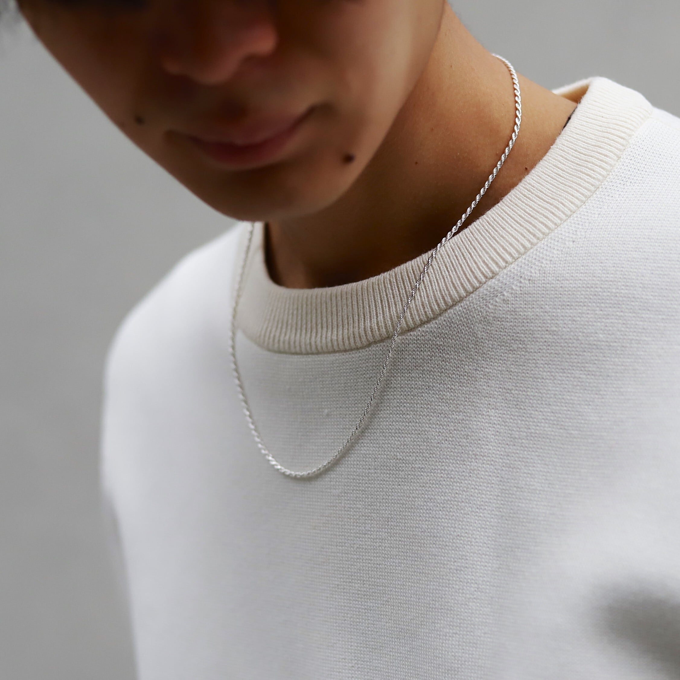 当店人気No.1ネックレス】F.H. シルバーネックレス（ロープチェーン