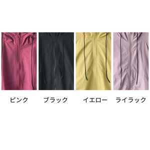 フード付き ヒップ丈 ジップアップ ブルゾン（4colors） 　A00420